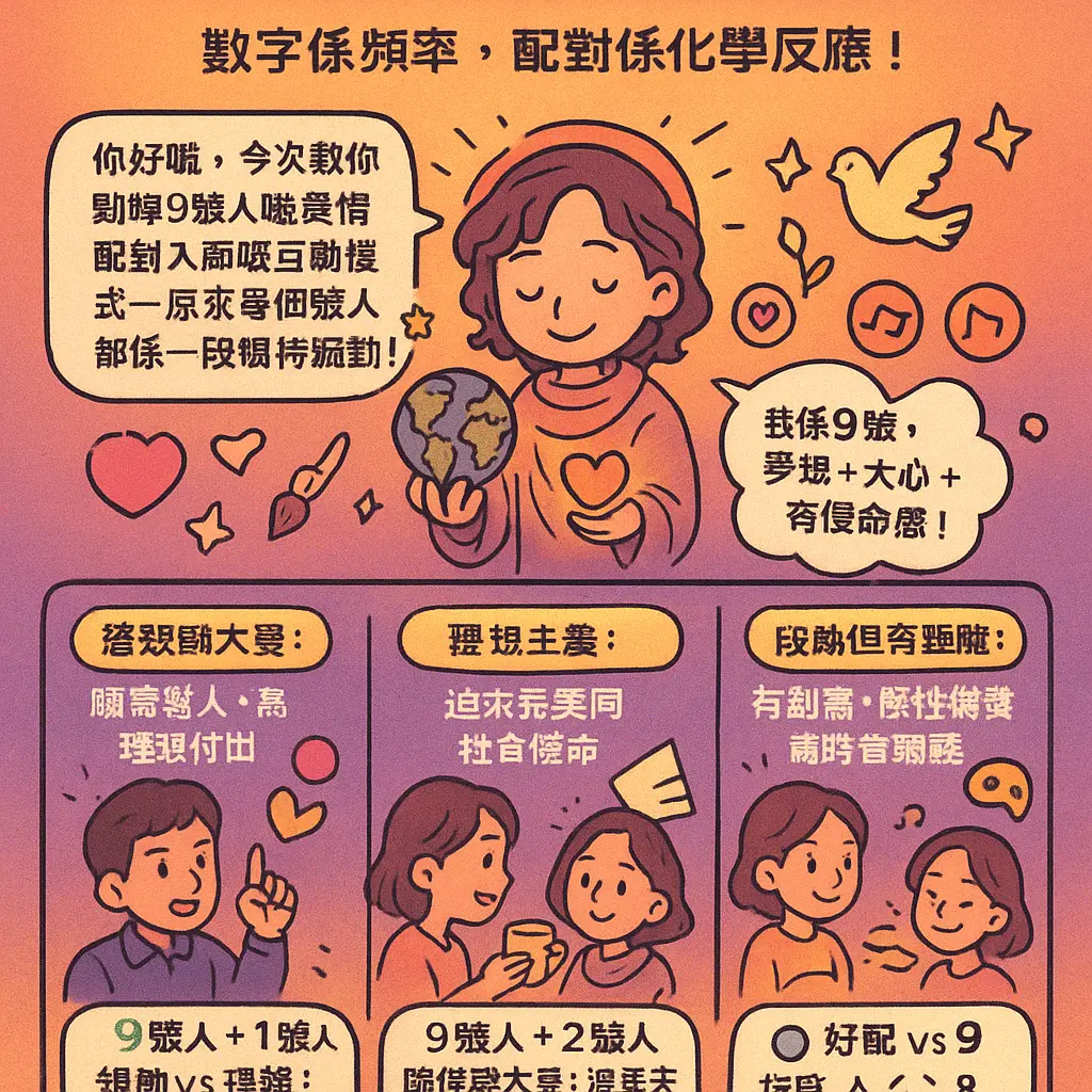 生命靈數配對 - 9號人