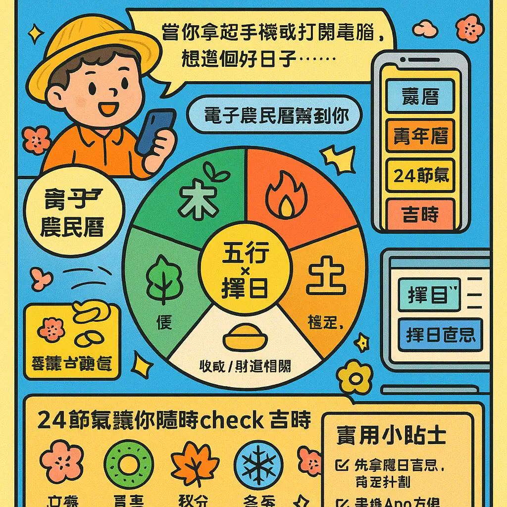 農民曆 - 五行