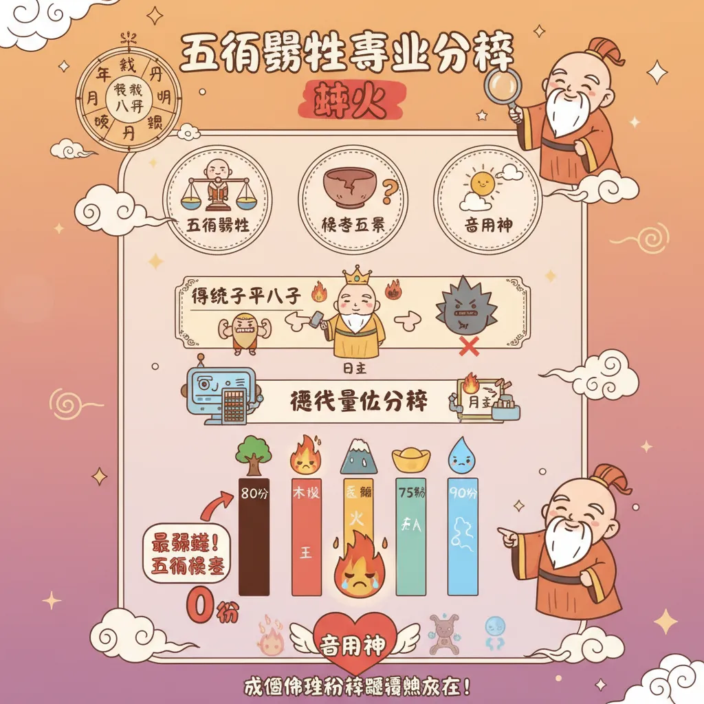 八字命理與五行強弱分析方法