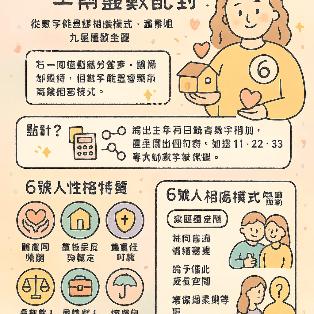 生命靈數配對 - 6號人