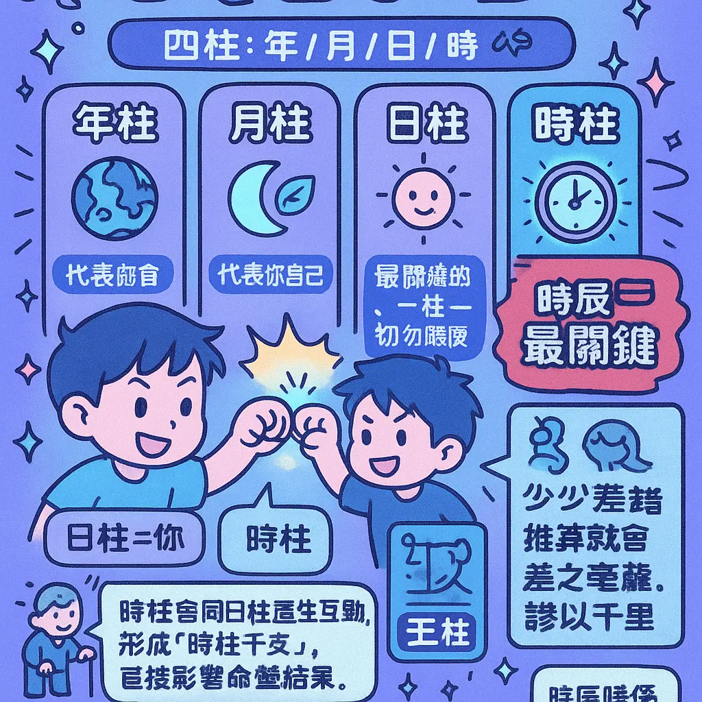 子平八字 - 八字排盤